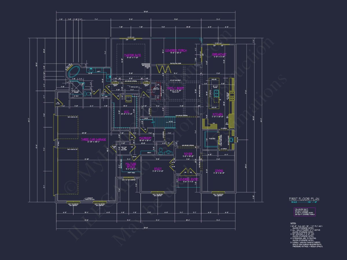 Elegant house Plan with CAD Designs - Spacious Blueprint Architecture