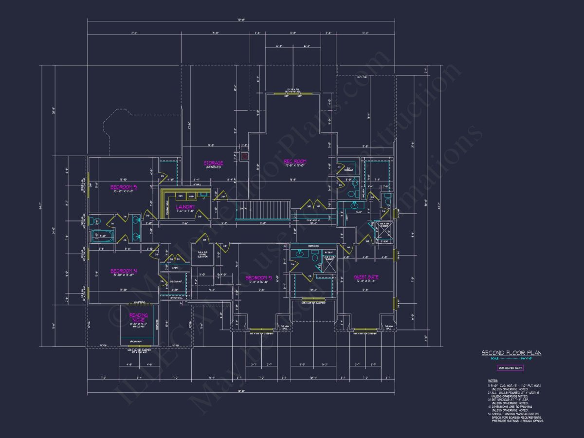 Elegant house Plan with CAD Designs - Spacious Blueprint Architecture
