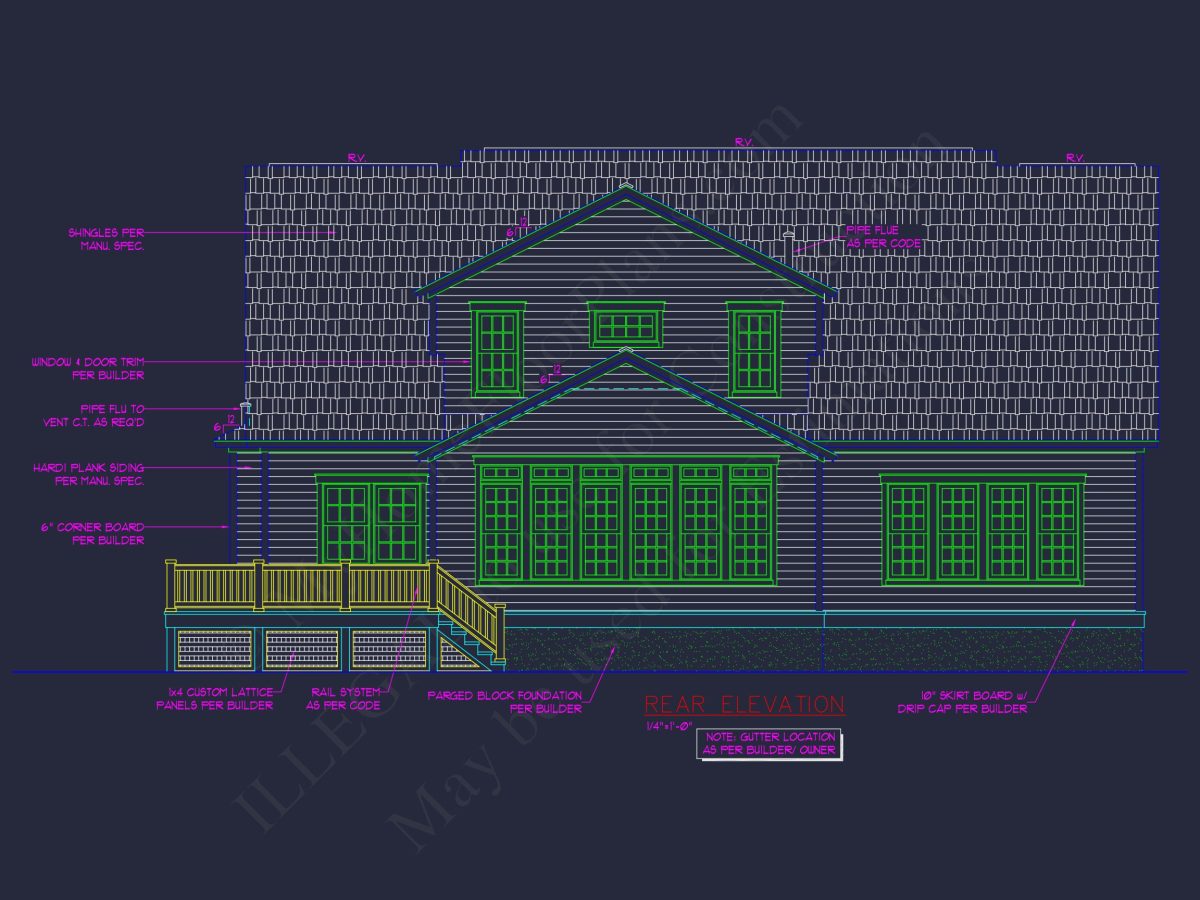 Elegant house Plan with CAD Designs and Floor Blueprint