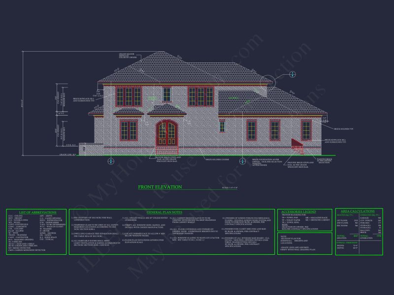 Elegant house Plan with CAD Designs, 2 Floors, and 4 Bedrooms