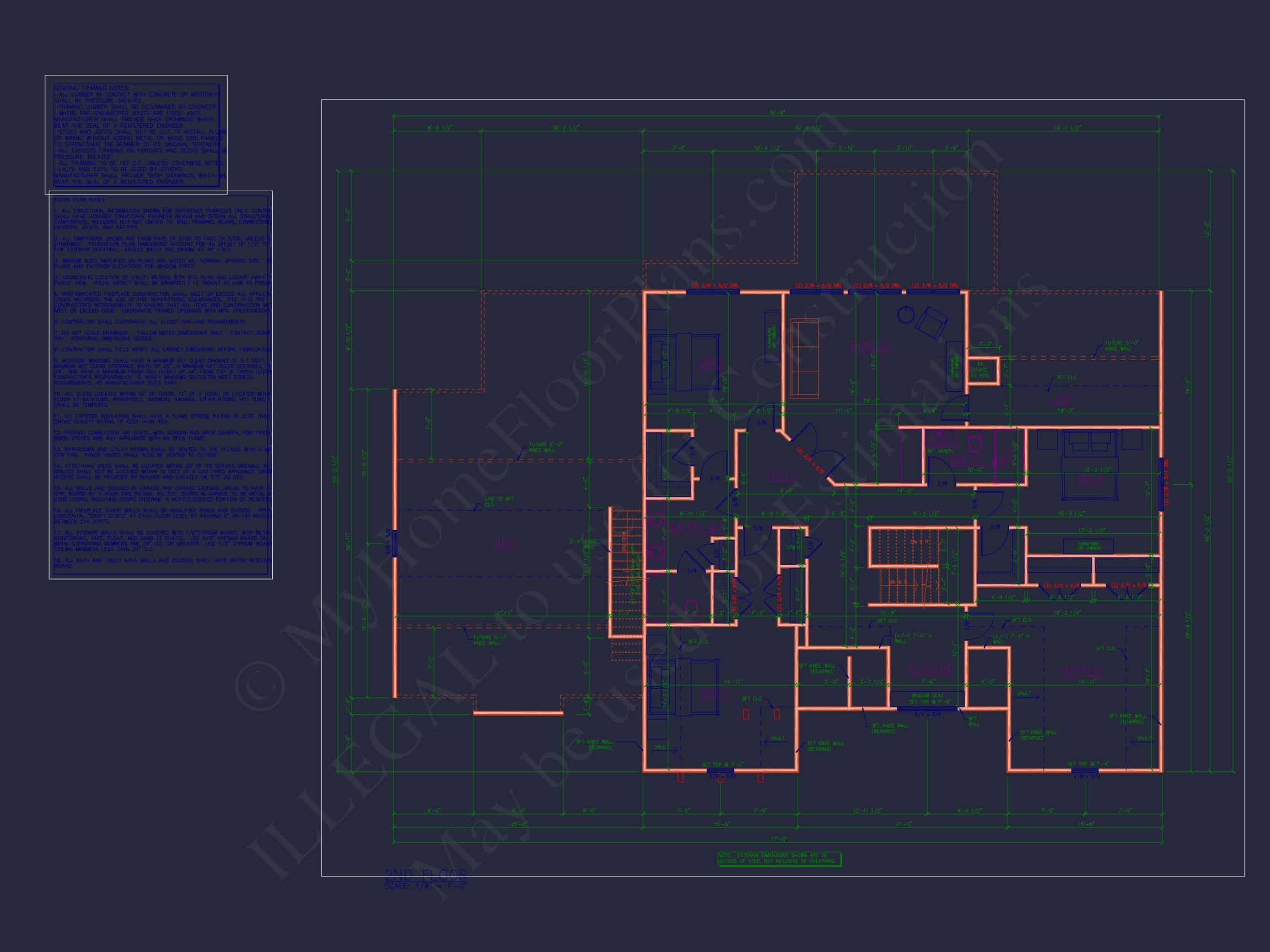 Elegant house Plan with CAD Floor Designs and Architecture