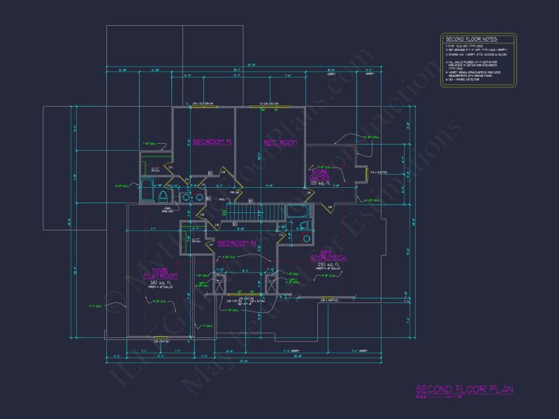 Elegant house Plan with CAD Floor Designs and Architecture