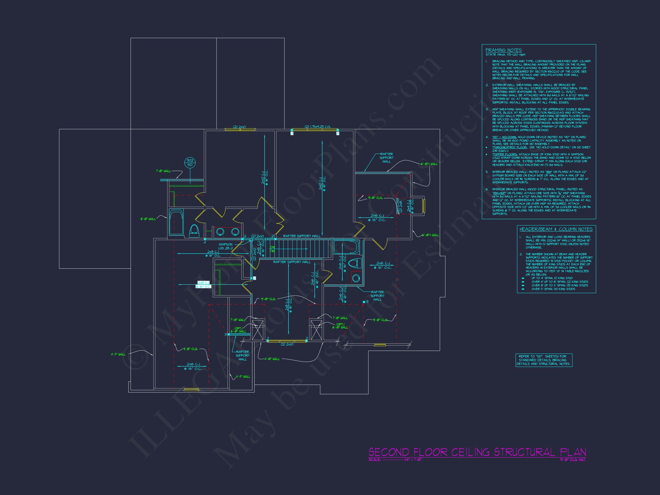 Elegant house Plan with CAD Floor Designs and Architecture