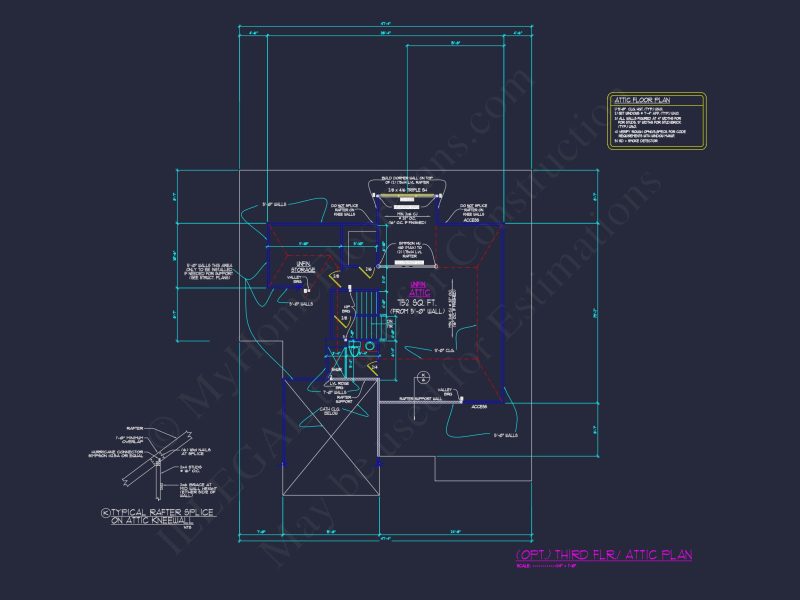 Elegant house Plan with CAD Floor Plan & Traditional Design
