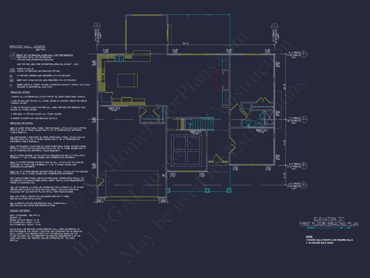 Elegant house Plan with CAD Floor Plan and Architectural Designs