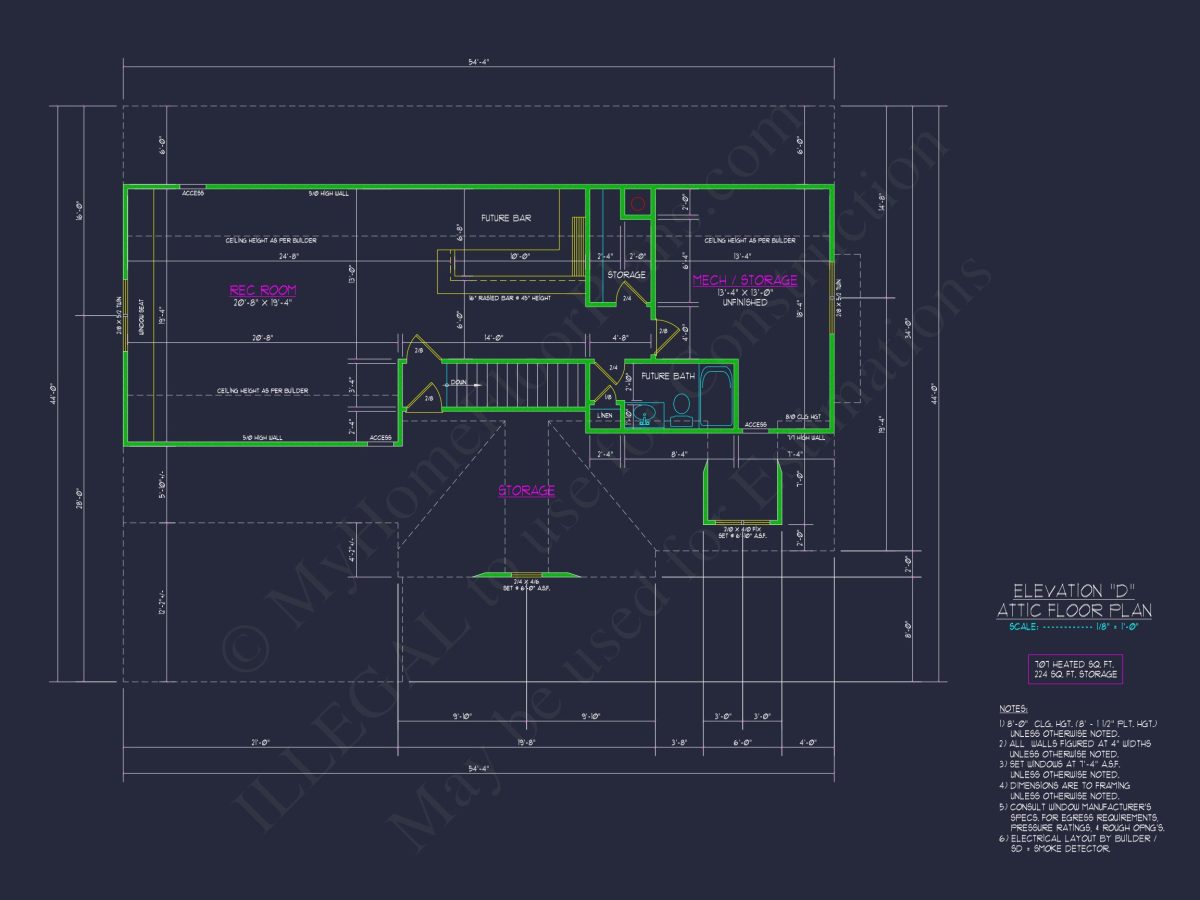 Elegant house Plan with CAD Floor Plan and Architectural Designs