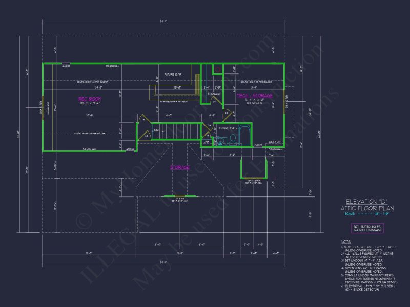 Elegant house Plan with CAD Floor Plan and Architectural Designs
