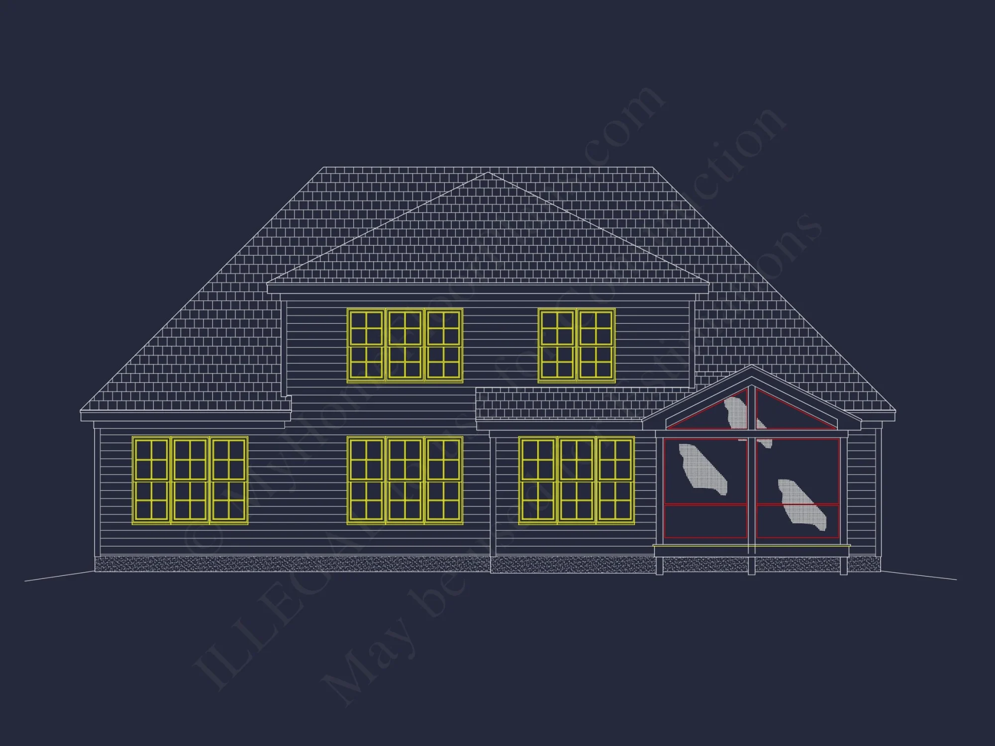 Elegant house Plan with Custom Designs & CAD Blueprints