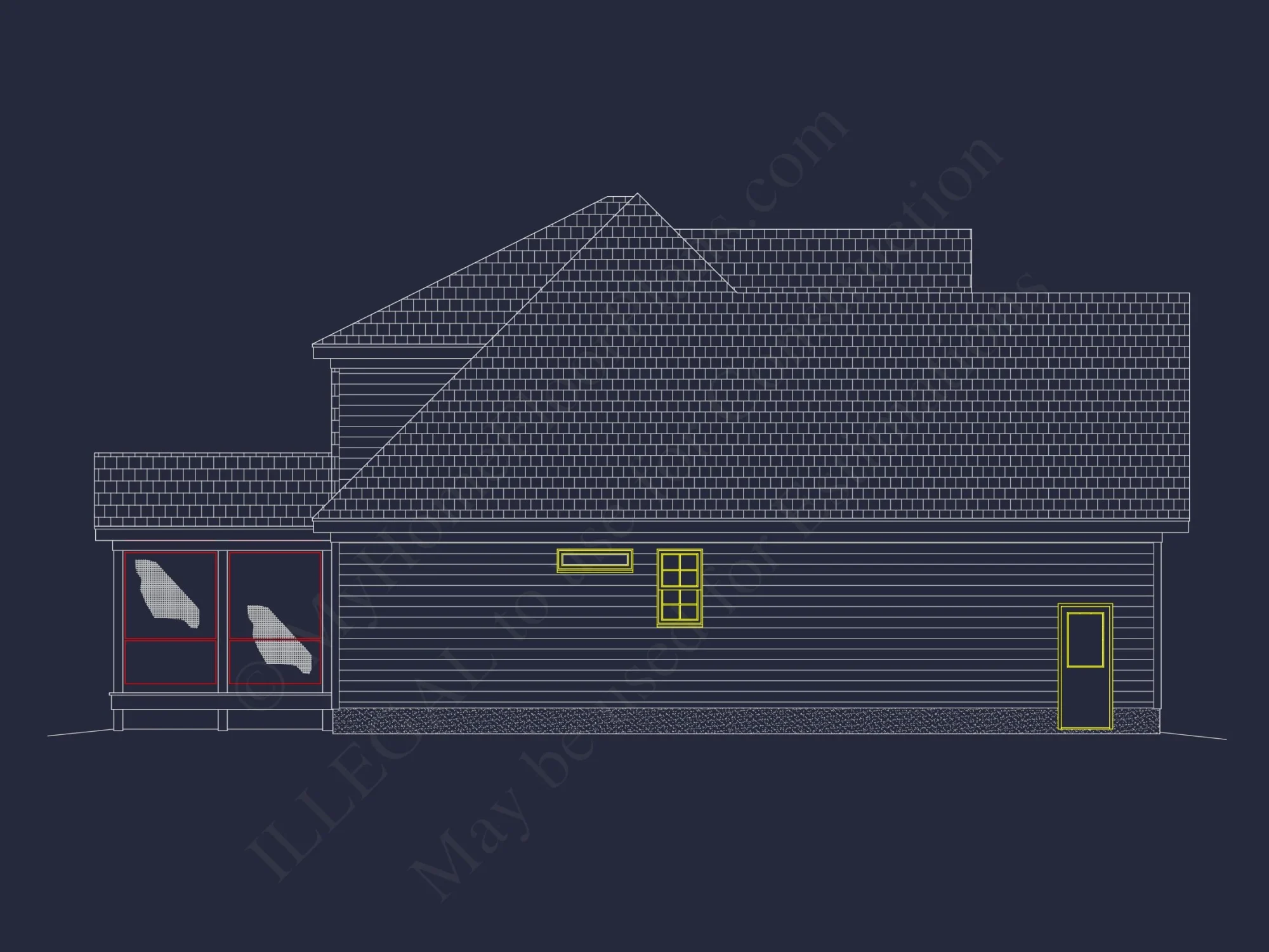 Elegant house Plan with Custom Designs & CAD Blueprints