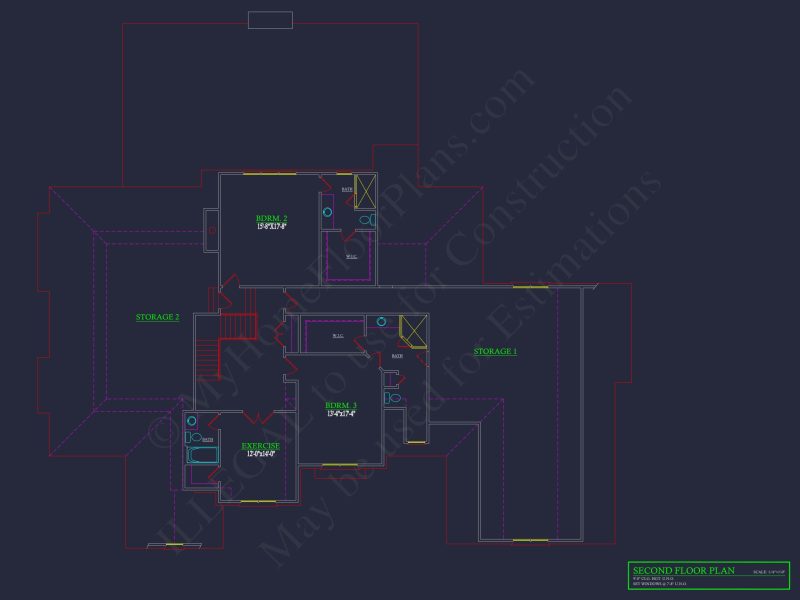 Elegant house Plan with Detailed Architecture and Floor Designs