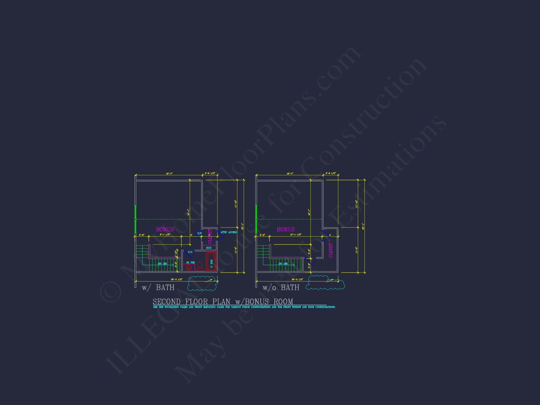 Elegant house Plan with Detailed Blueprint and Modern CAD Designs