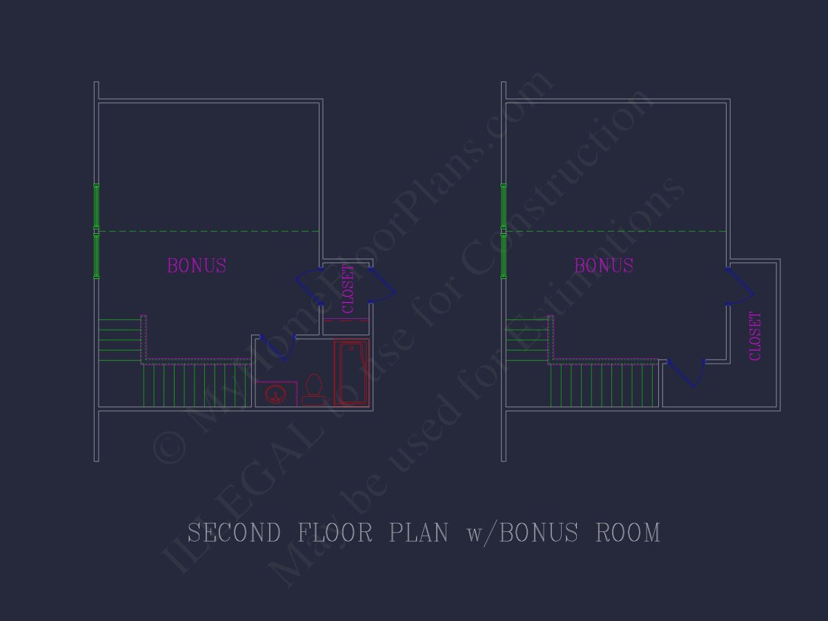 Elegant house Plan with Detailed Blueprint and Modern CAD Designs