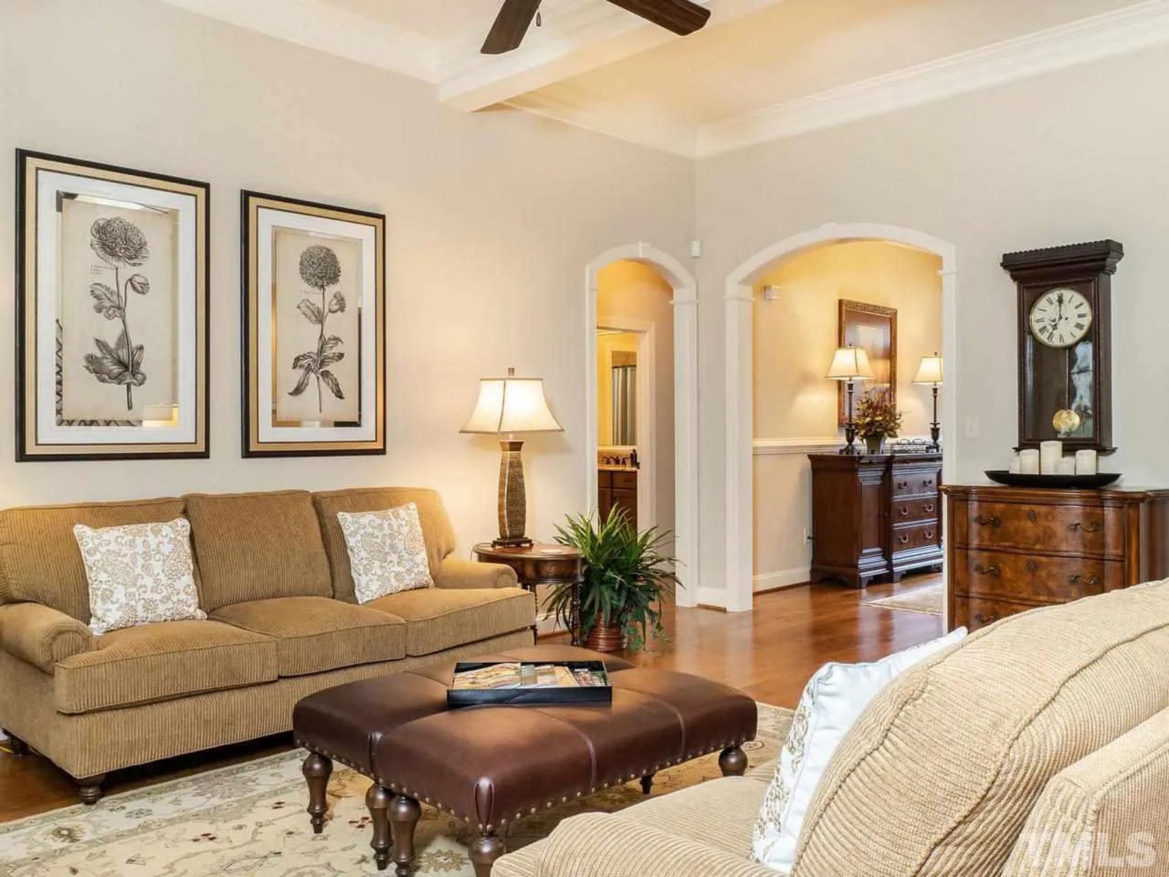Elegant Home Plan with Detailed Blueprint for Custom Designs