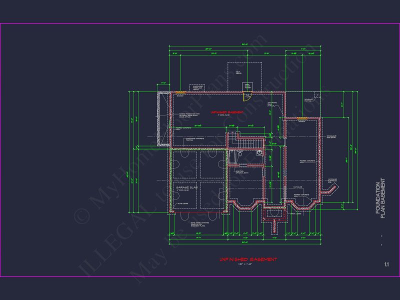 Elegant house Plan with Detailed CAD Blueprint Designs
