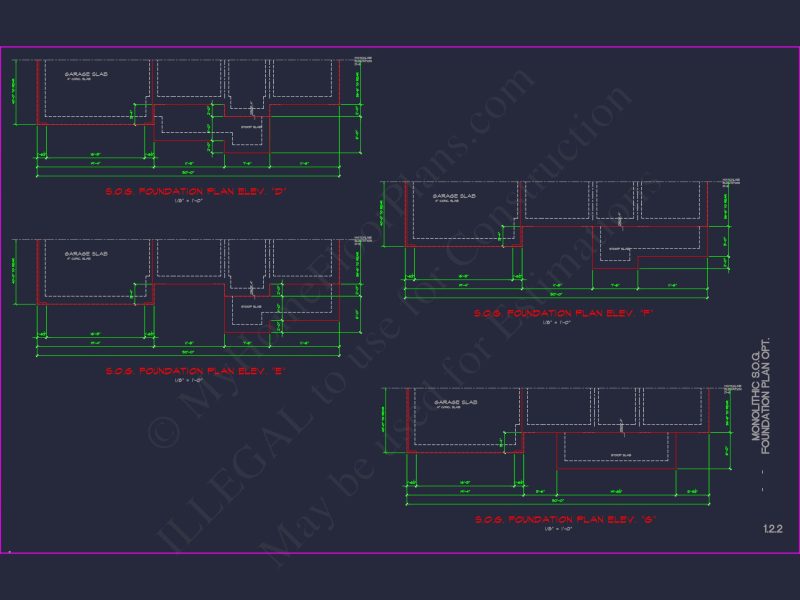 Elegant house Plan with Detailed CAD Blueprint Designs
