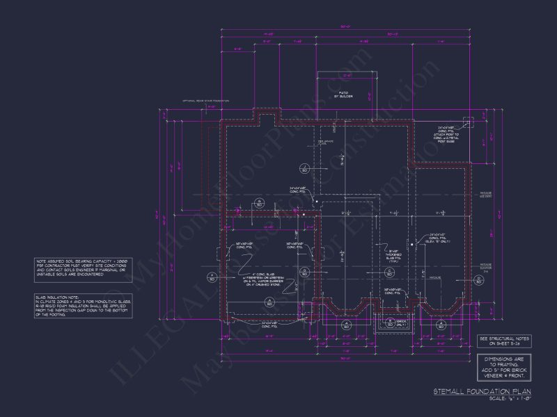 "Architectural CAD blueprints detailing an elegant house plan"