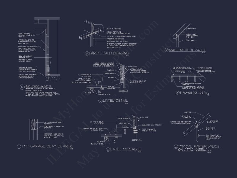 "Architectural CAD blueprint designs of an elegant house plan"