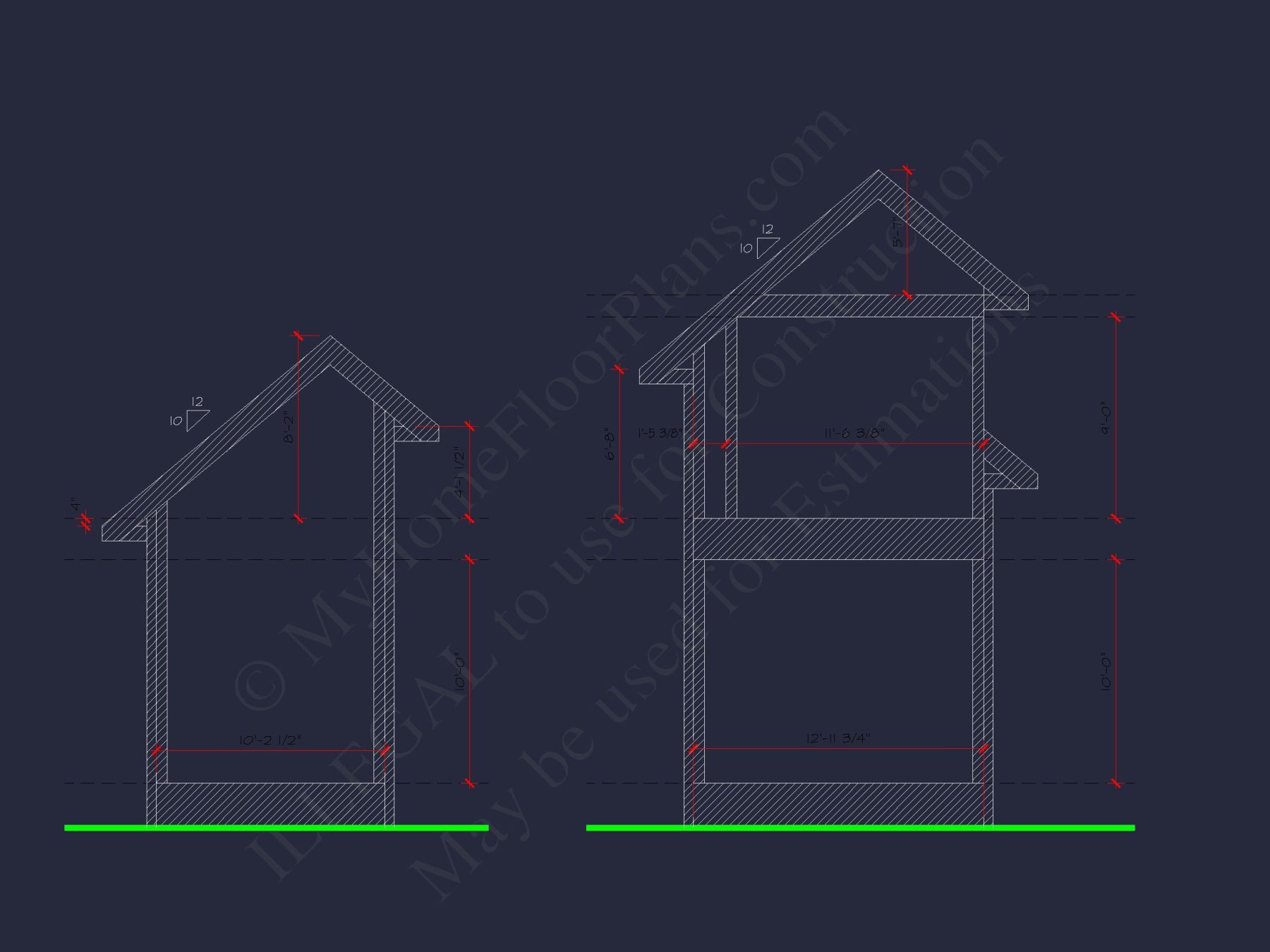 Elegant house Plan with Detailed Floor Blueprint and CAD Designs