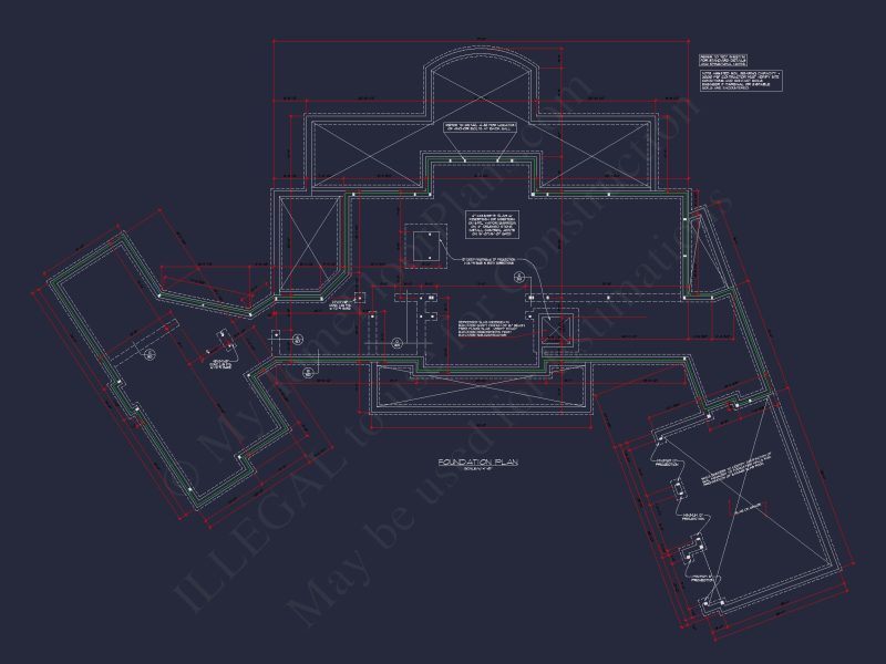 Elegant house Plan with Detailed Floor Blueprint and CAD Designs
