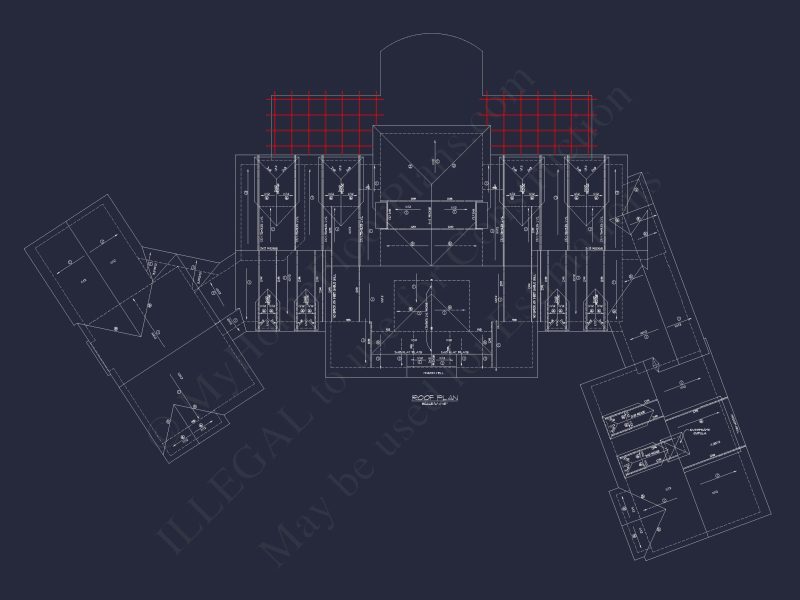 Elegant house Plan with Detailed Floor Blueprint and CAD Designs