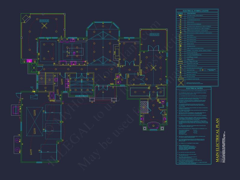 Elegant house Plan with Detailed Floor Blueprint and CAD Designs