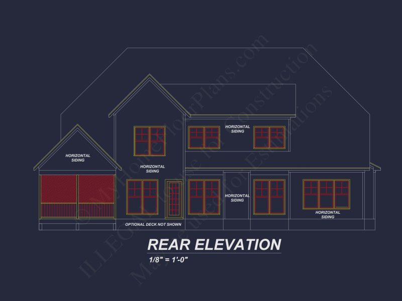 Elegant house Plan with Detailed Floor Designs and CAD Blueprints