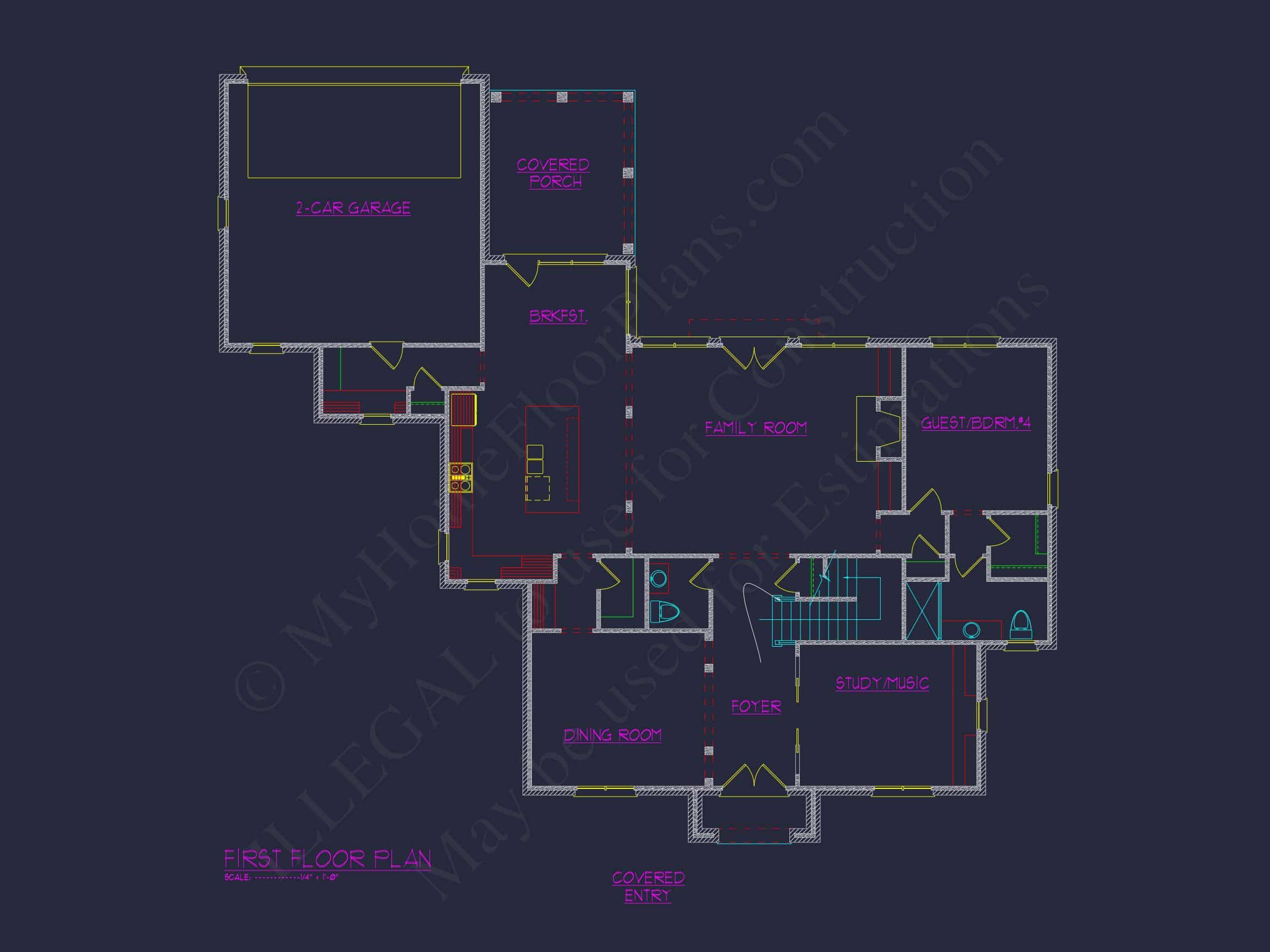 Elegant house Plan with Detailed Floor Plan,CAD Blueprints,and French Country Designs