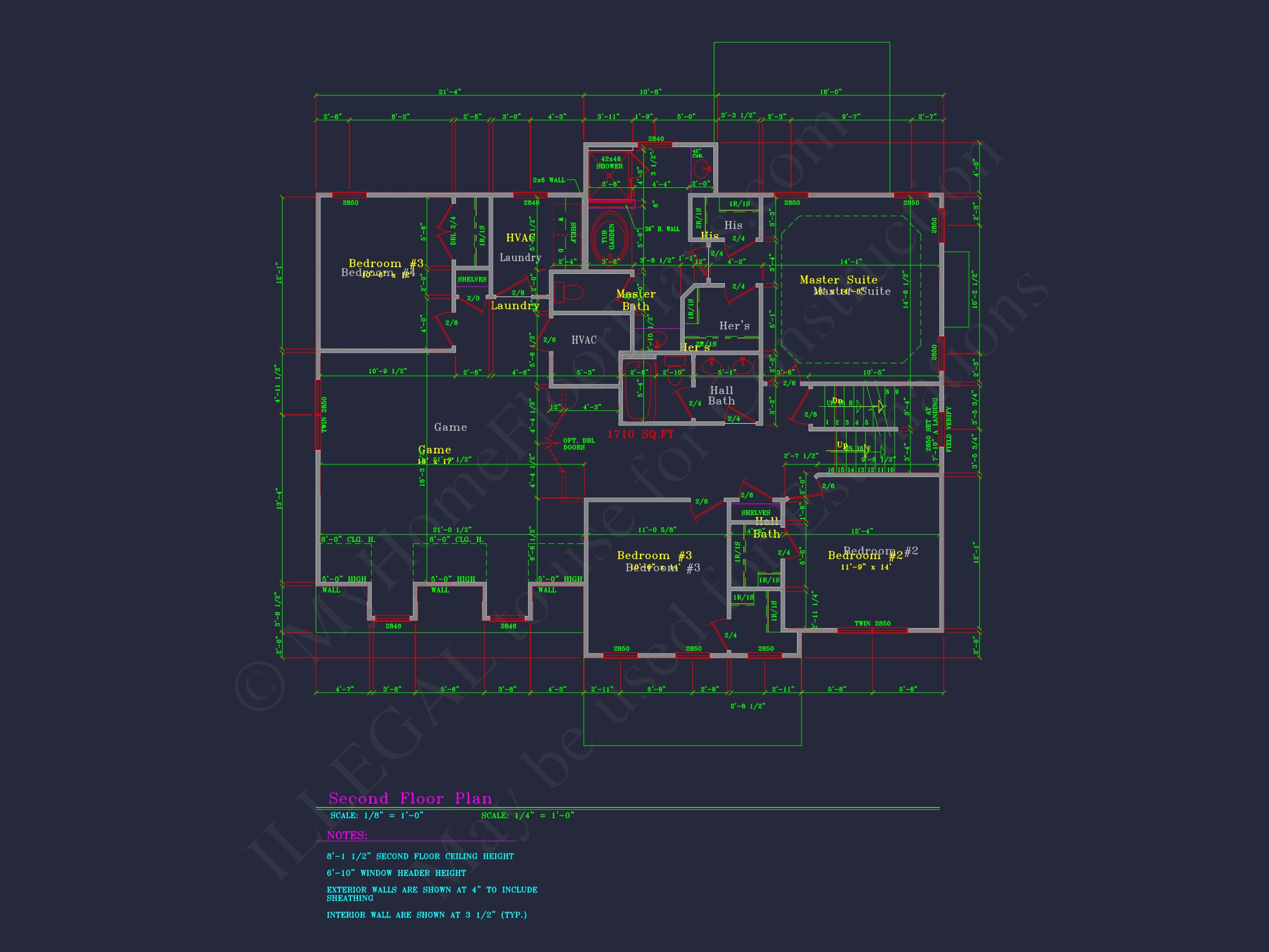 Elegant Home Plan with Detailed Floor Plans & CAD Designs