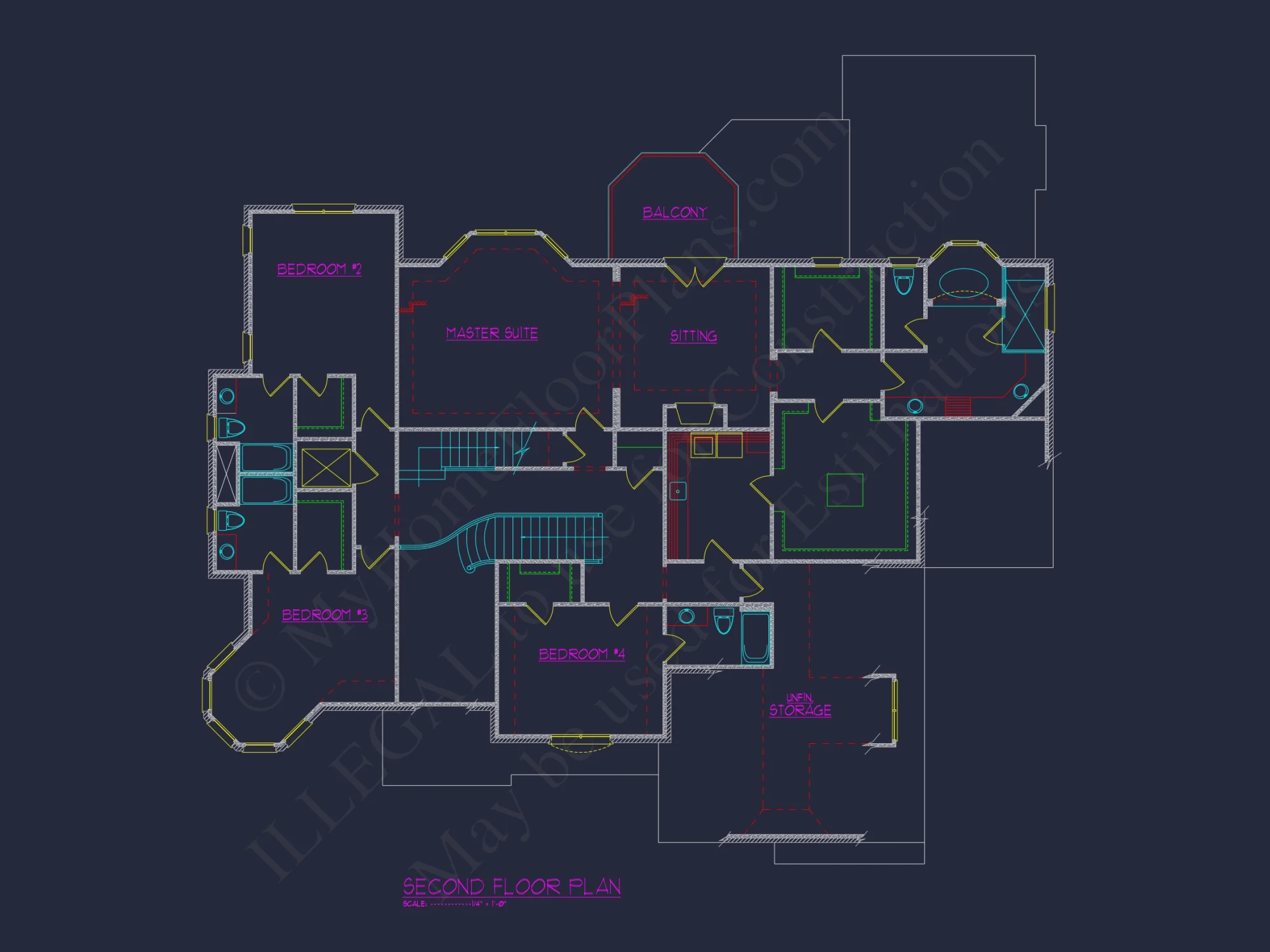 Elegant house Plan with Detailed Floor Plans and CAD Designs