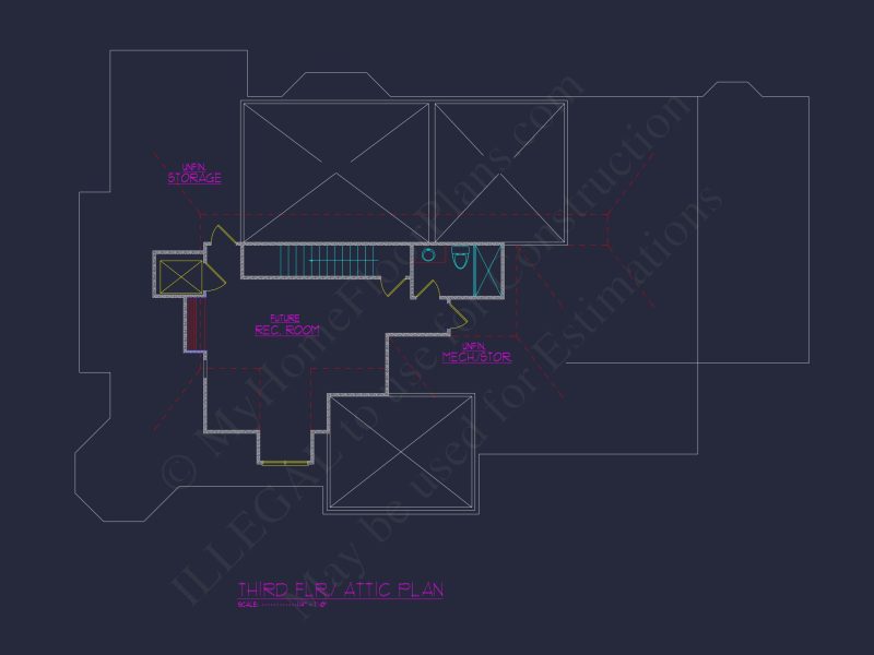 Elegant house Plan with Detailed Floor Plans and CAD Designs