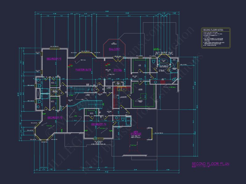 Elegant house Plan with Detailed Floor Plans and CAD Designs