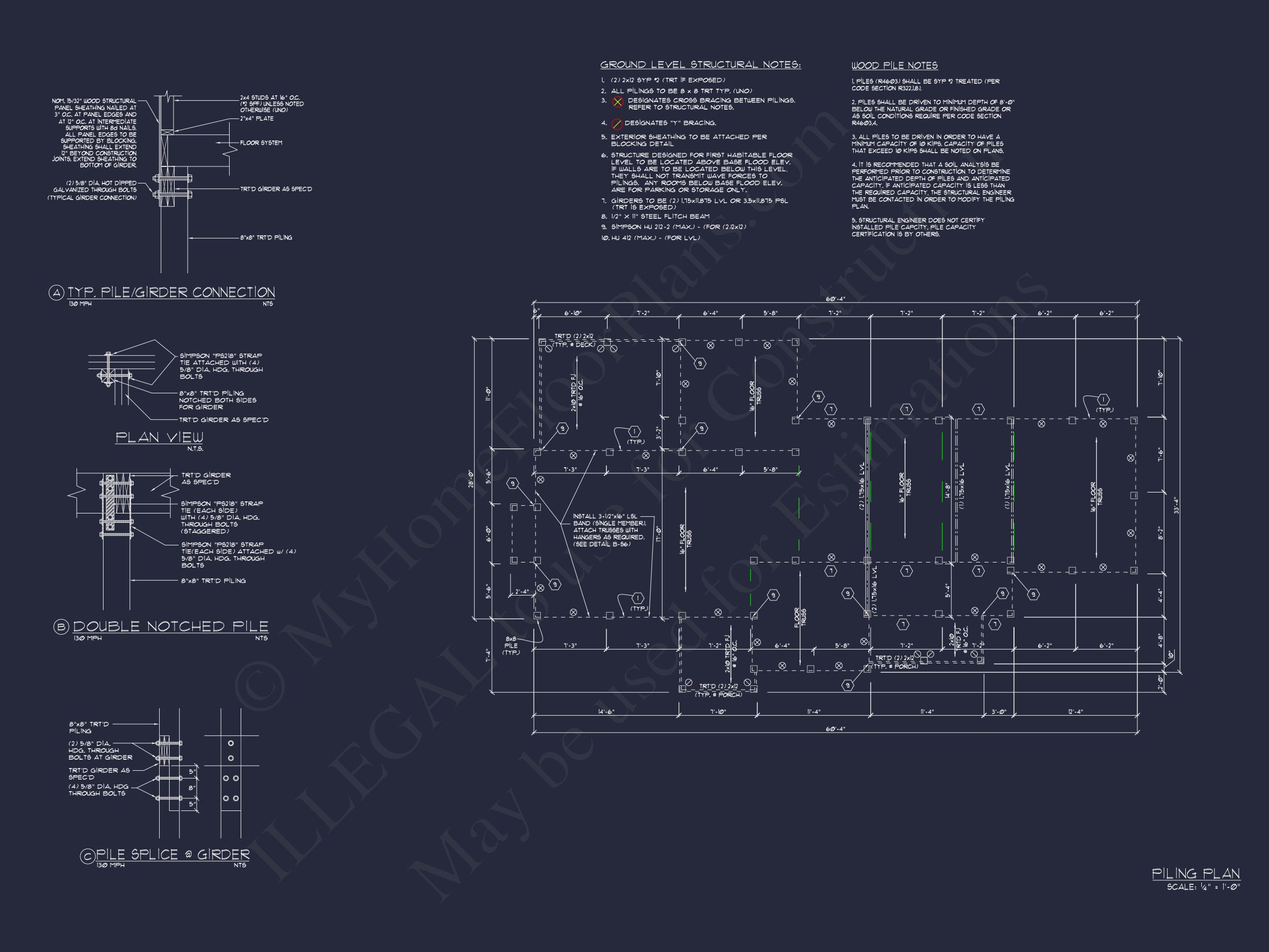 Elegant house Plan with Floor Plan and CAD Architectural Designs