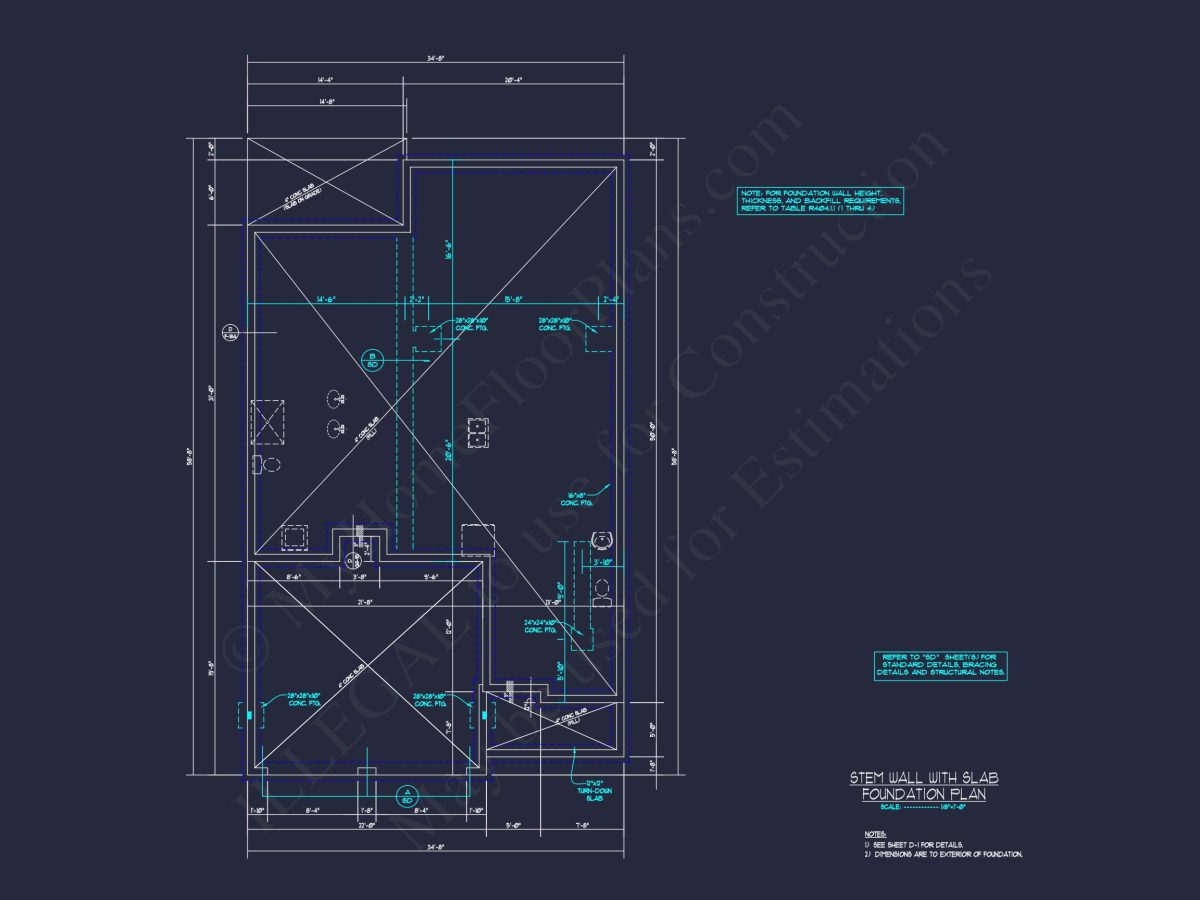 Elegant house Plan with Floor Plan, Blueprint, CAD Designs