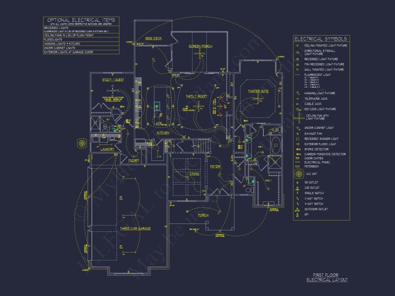 Elegant house Plan with Floor Plan, CAD Blueprint & Designs