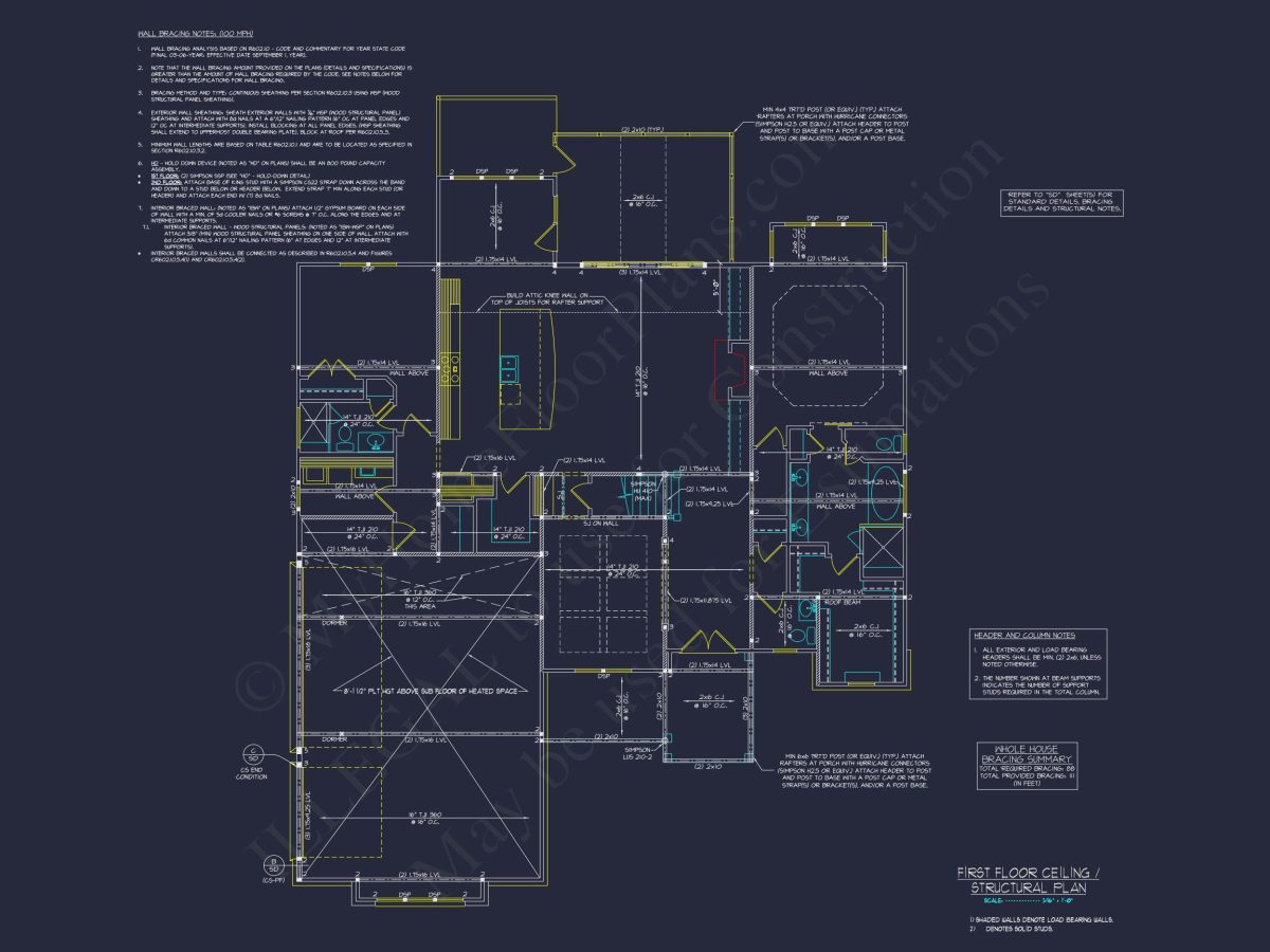 Elegant house Plan with Floor Plan, CAD Blueprint & Designs