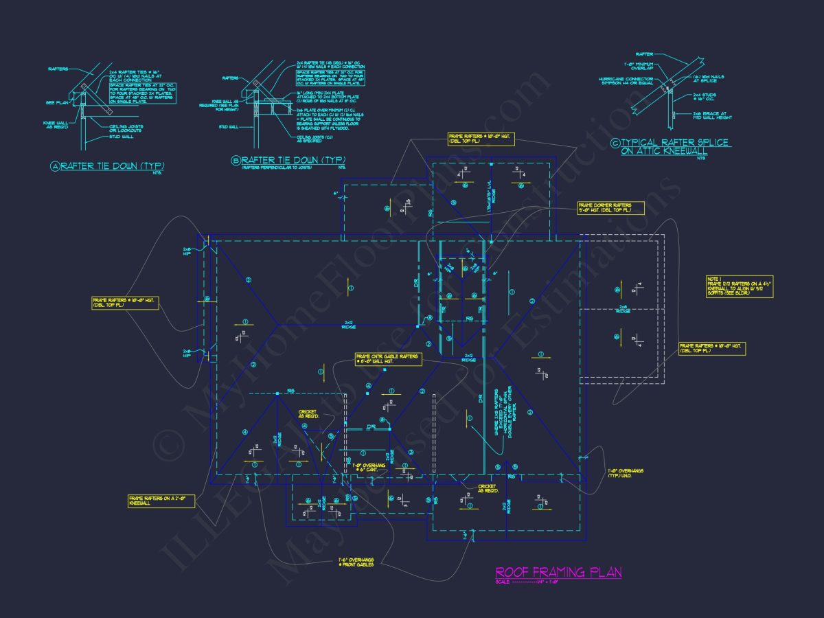 Elegant house Plan with Floor Plan, CAD Designs & Blueprint