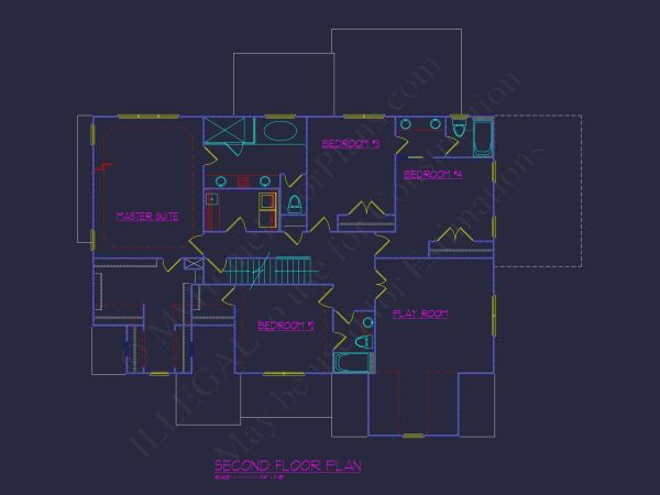 Elegant house Plan with Floor Plan, CAD Designs & Blueprint