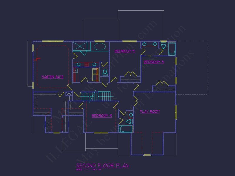 Elegant house Plan with Floor Plan, CAD Designs & Blueprint