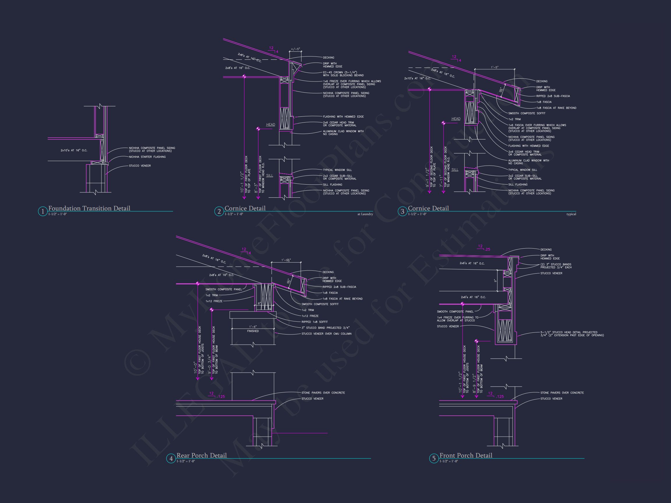 Elegant house Plan with Floor Plan,CAD,and Modern Designs