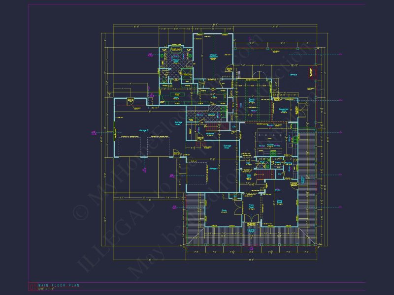 Elegant house Plan with Floor Plans and Blueprint Designs