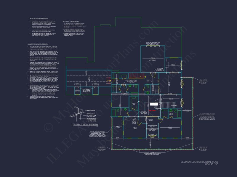 Elegant house Plan with Floor Plans and Blueprint Designs