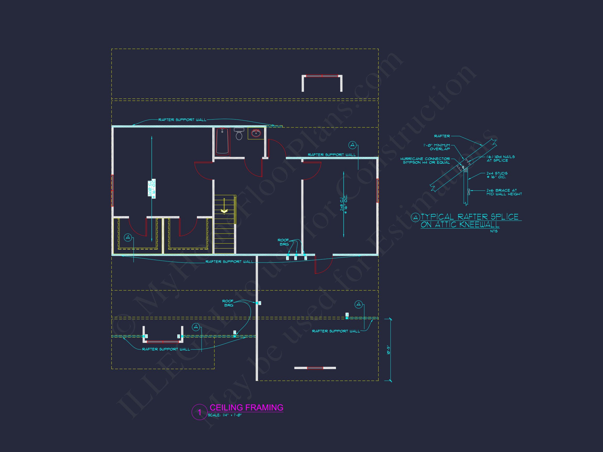 Elegant house Plan with Floor Plans,Blueprint,and CAD Designs