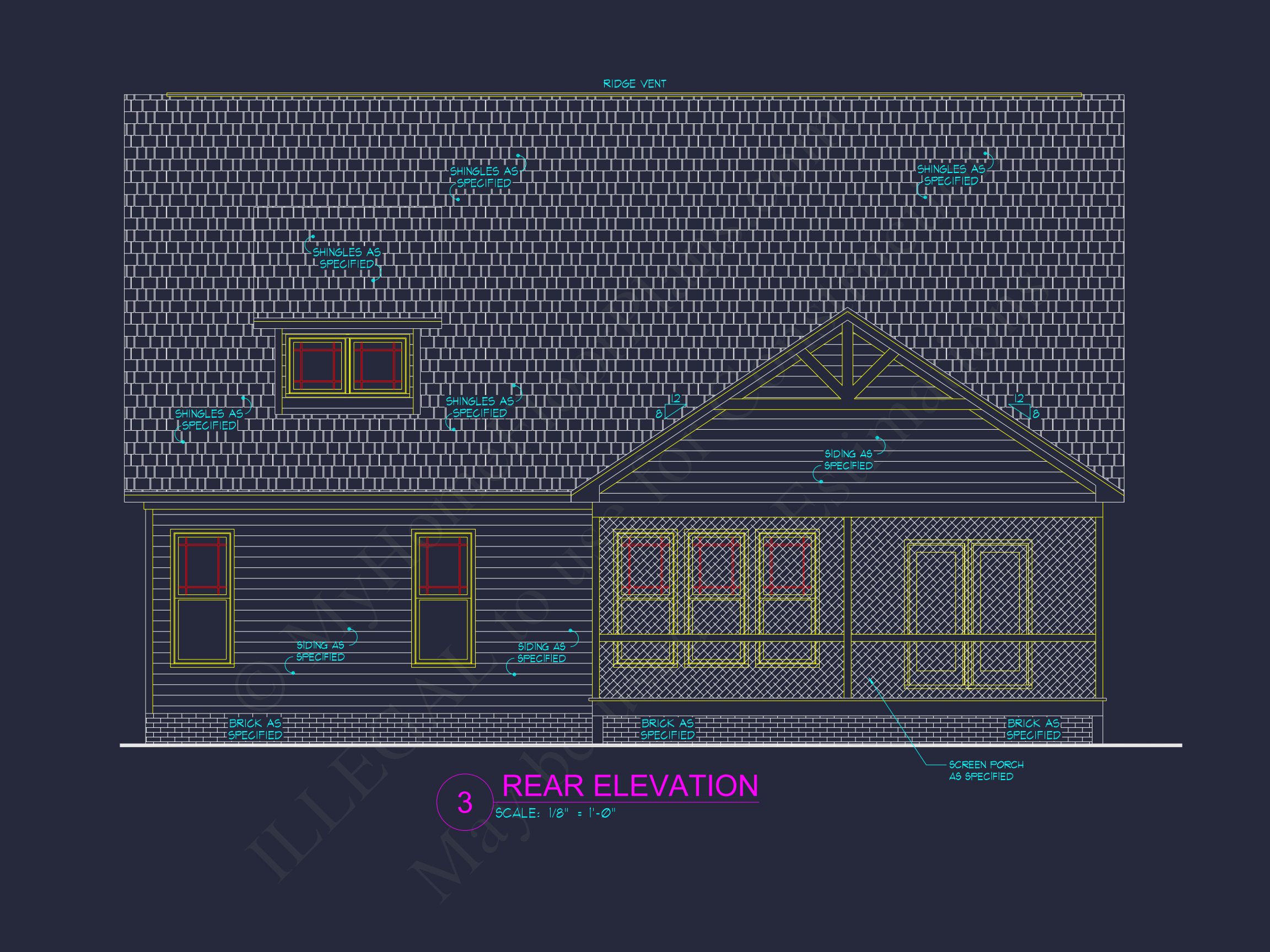 Elegant house Plan with Floor Plans,Blueprint,and CAD Designs