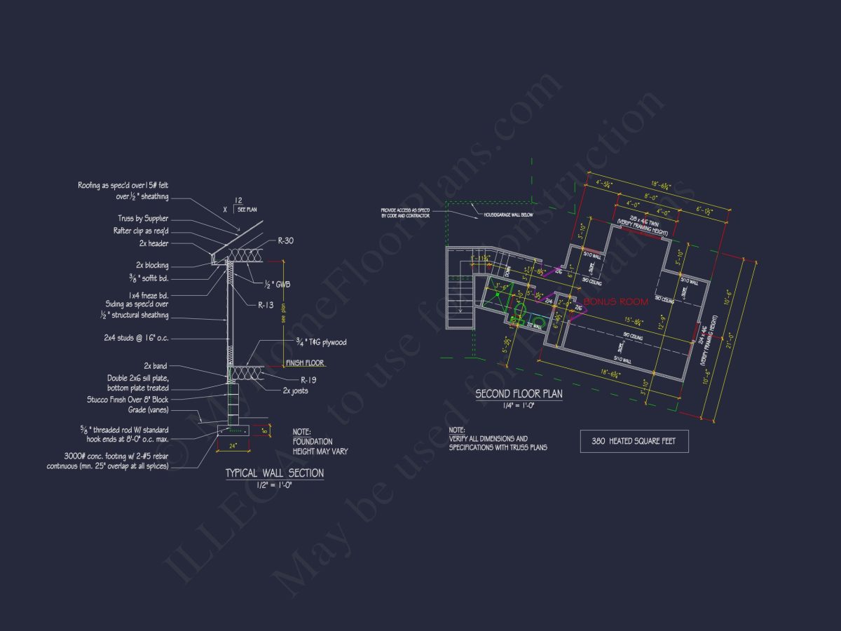 Elegant house Plan with Floor Plans, CAD Blueprint & Designs