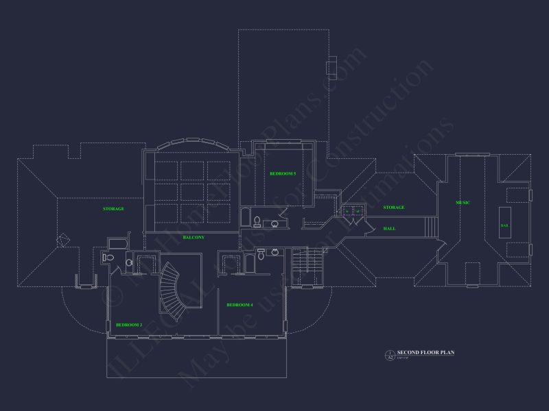 Elegant house Plan with Full Blueprint, CAD, & Designs