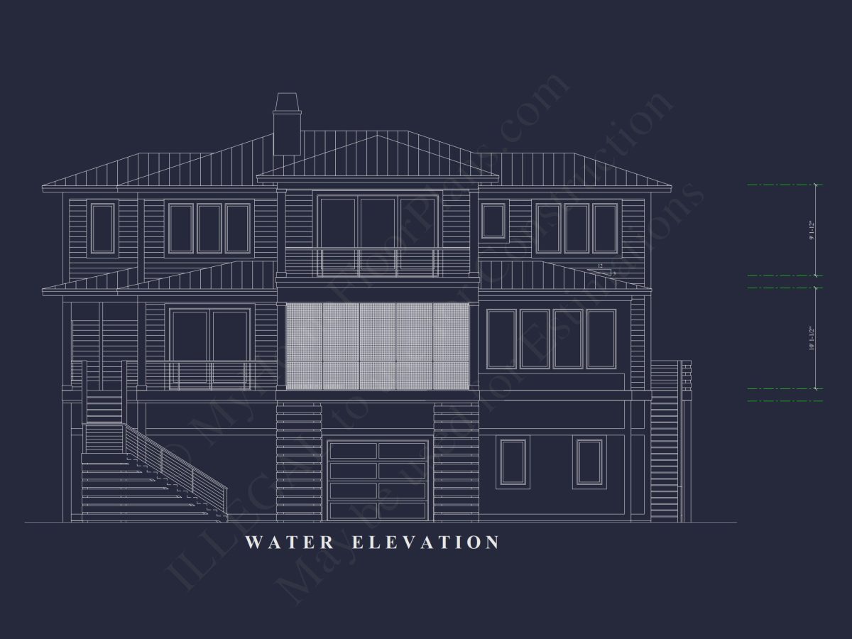 Elegant house Plan with Modern Designs, Coastal Architecture