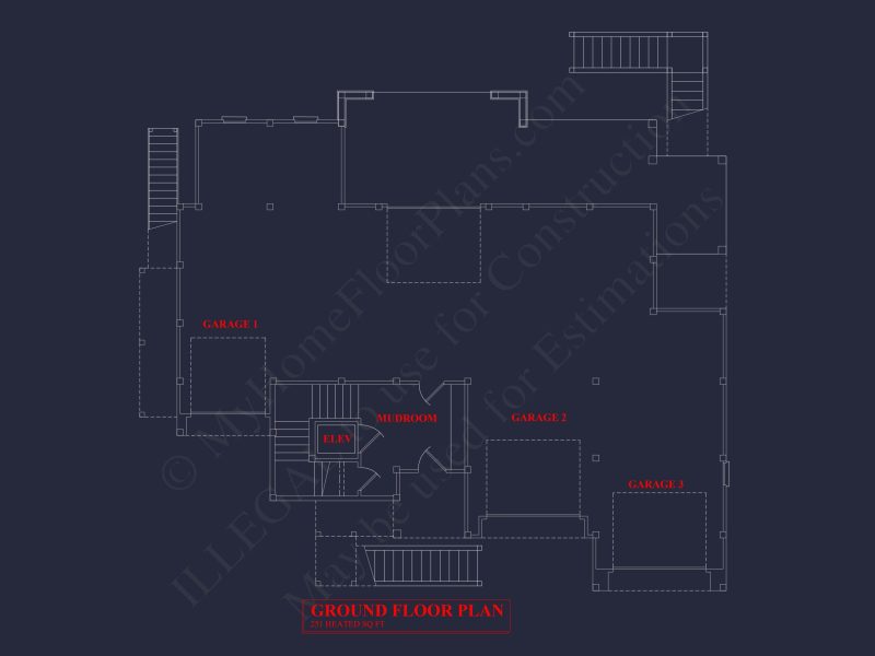 Elegant house Plan with Modern Designs, Coastal Architecture
