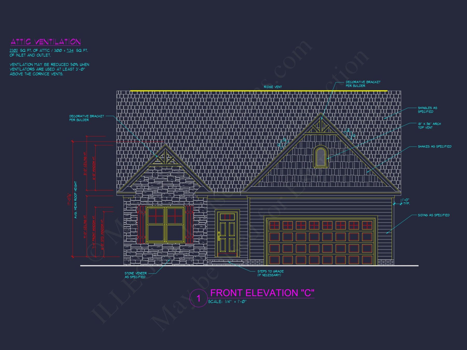 Elegant house Plan with Open Floor Blueprint and CAD Designs