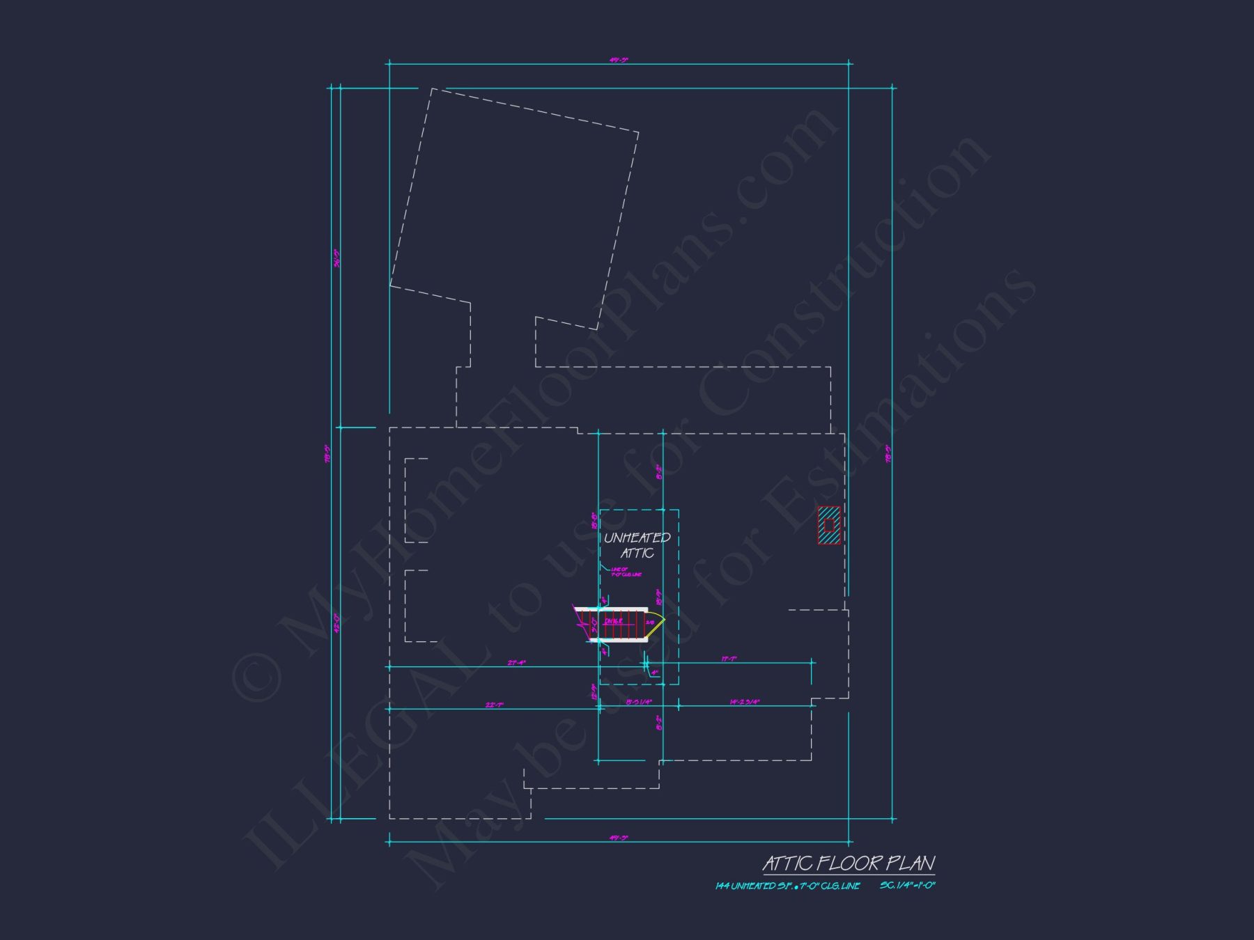 Elegant house Plan with Open Floor Design and Architectural Blueprint