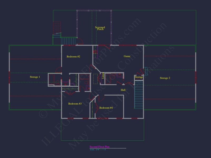 Elegant house Plan with Spacious Design, Blueprint, and CAD